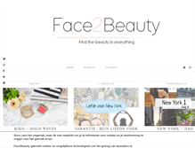 Tablet Screenshot of face2beauty.com